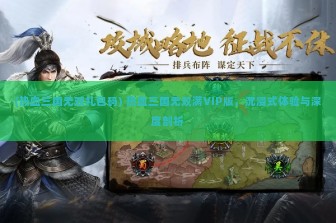 (热血三国无双礼包码) 热血三国无双满VIP版，沉浸式体验与深度剖析