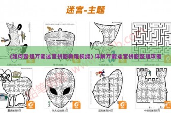 (如何整理万能迷宫拼图教程视频) 详解万能迷宫拼图整理攻略