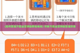 (如何整理万能迷宫拼图教程视频) 详解万能迷宫拼图整理攻略