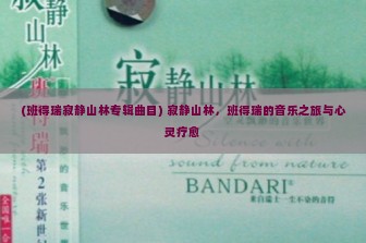 (班得瑞寂静山林专辑曲目) 寂静山林，班得瑞的音乐之旅与心灵疗愈